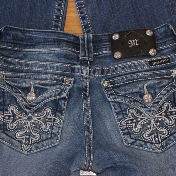Miss me bejeweled boot cut denim jeans - Picture 5 of 7